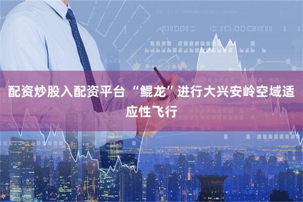 配资炒股入配资平台 “鲲龙”进行大兴安岭空域适应性飞行